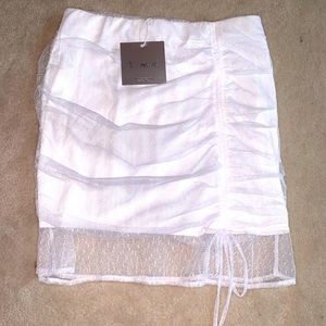 Just Quella Women’s White Miniskirt